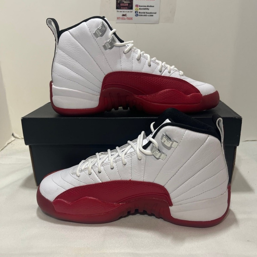 Jordan Women's Sneakers - White and Red size 6.5 NWOT